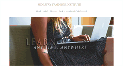Desktop Screenshot of ministrytraininginstitute.com